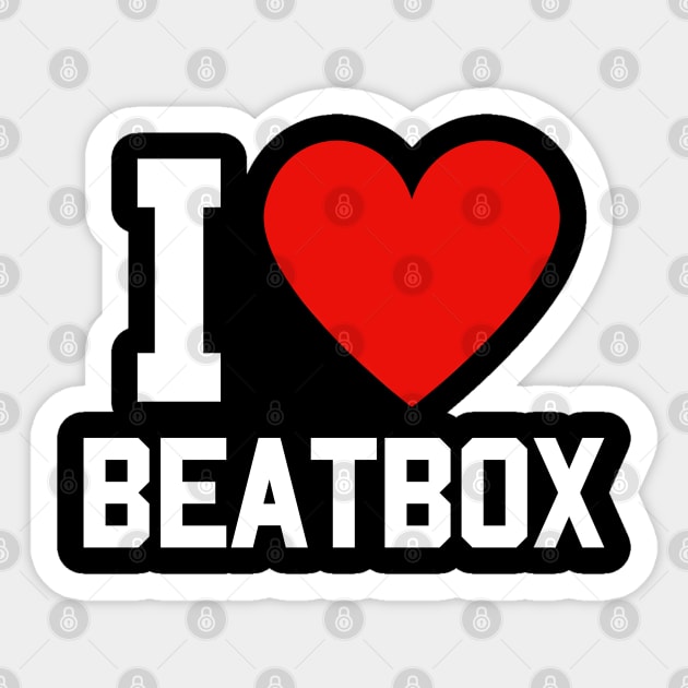 I Love Beatbox Sticker by hippohost